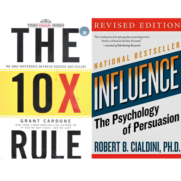 The 10X Rule + Influence : The Psychology Of Persuasion (Combo Of 2 Books)