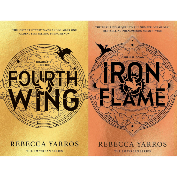 Fourth Wing and Iron Flame by the talented REBECCA YARROS | (Paperback)