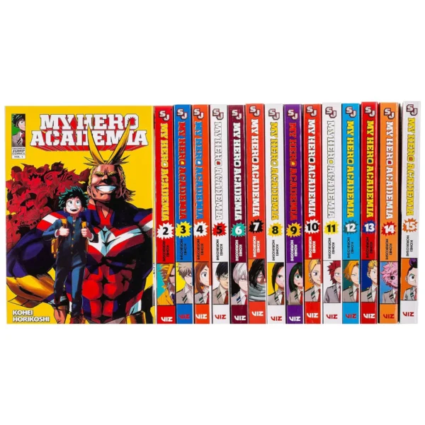 My Hero Academia vol 1-15 by Kohei Horikoshi