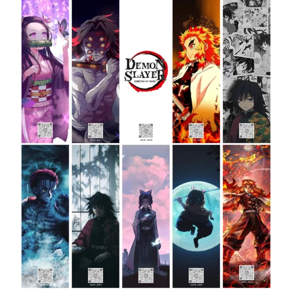 Demon Slayer Character Bookmarks – Unlock the Power of the Hashira