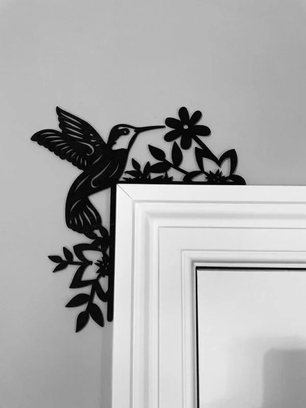 Hummingbird Door & Window Corner Accents – Delicate Nature-Inspired Decor (Set of 2)