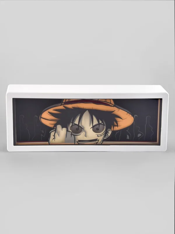 One Piece Anime LED Light Box – 3D Night Lamp Featuring Iconic Characters - Image 2