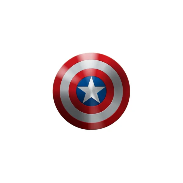 Captain America Shield Stickers – Durable, Water-Resistant & Scratch-Proof for Marvel Fans